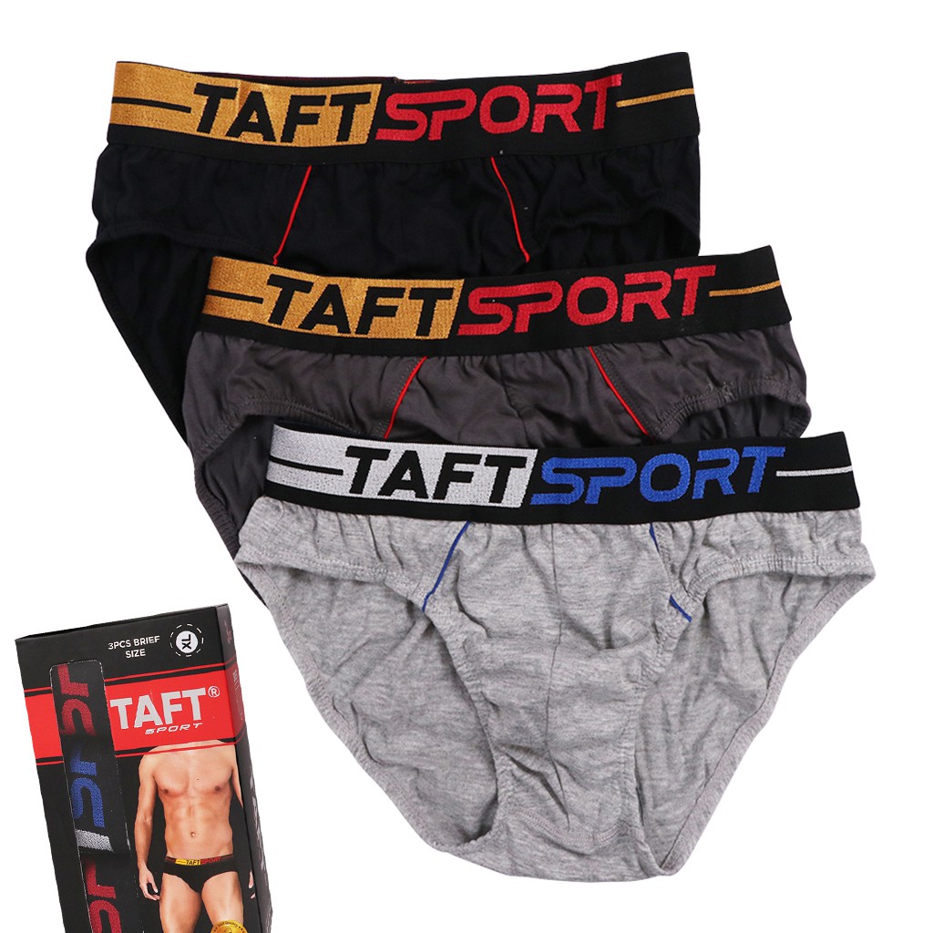 Taft - 6pcs Celana Dalam Pria Segitiga Cd Cowok Karet Boxer Besar TM 1113 2BOX thumbnail 8