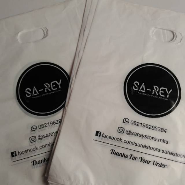 

Sablon plastik plong/sablon tas kresek plong 40x50