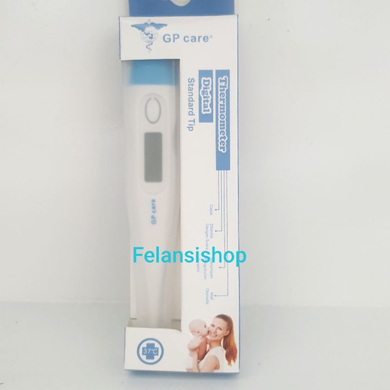 Thermometer GP Care Standart Tip ujung kaku. Thermometer Digital gP Care