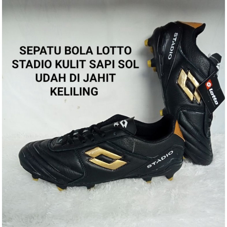 NEW SEPATU BOLA KULIT LOTTO STADIO SOL UDAH DI JAHIT
