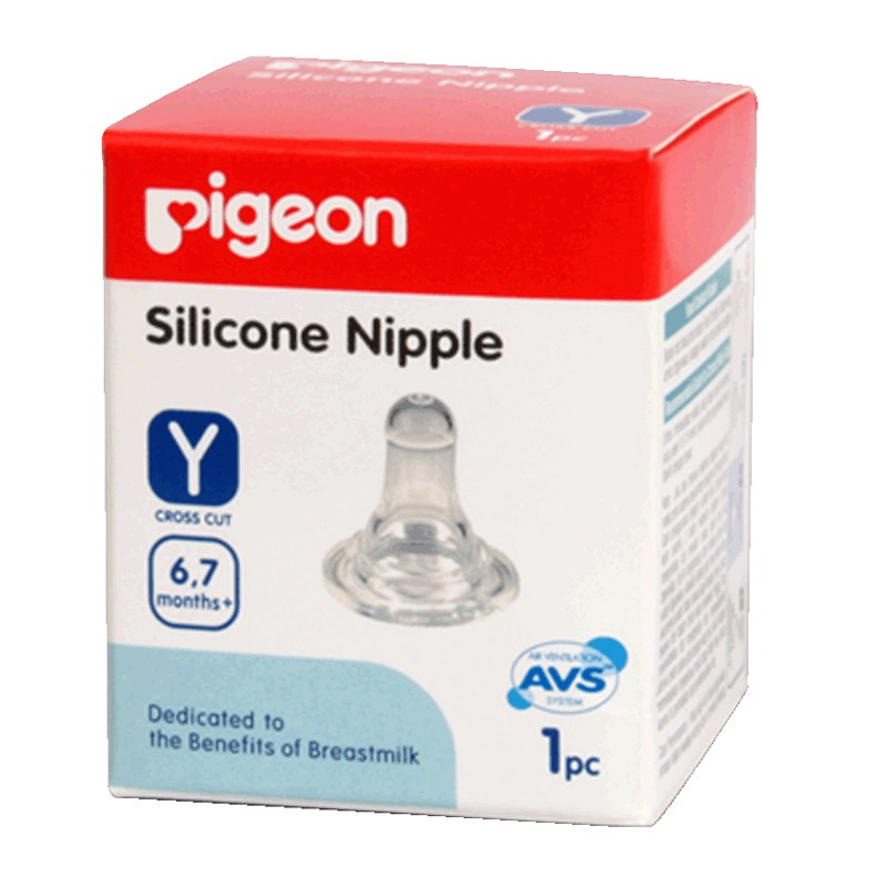 PIGEON Silicone Nipple Isi 1Pcs