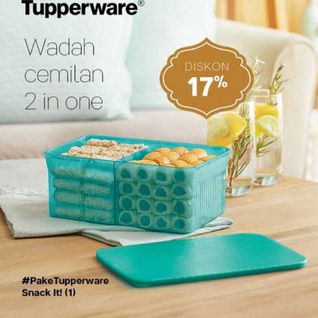 Snack it tupperware