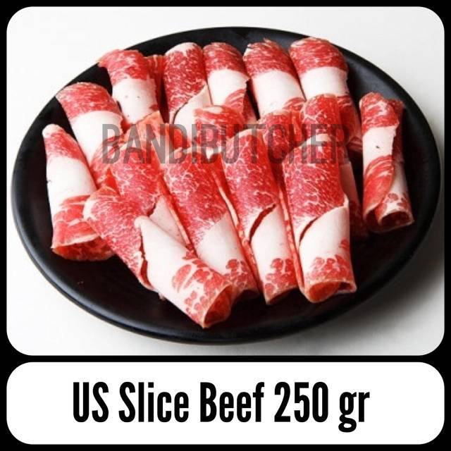 US Slice Beef / Irisan Daging Sapi Shabu Yakiniku Yoshinoya 250gr