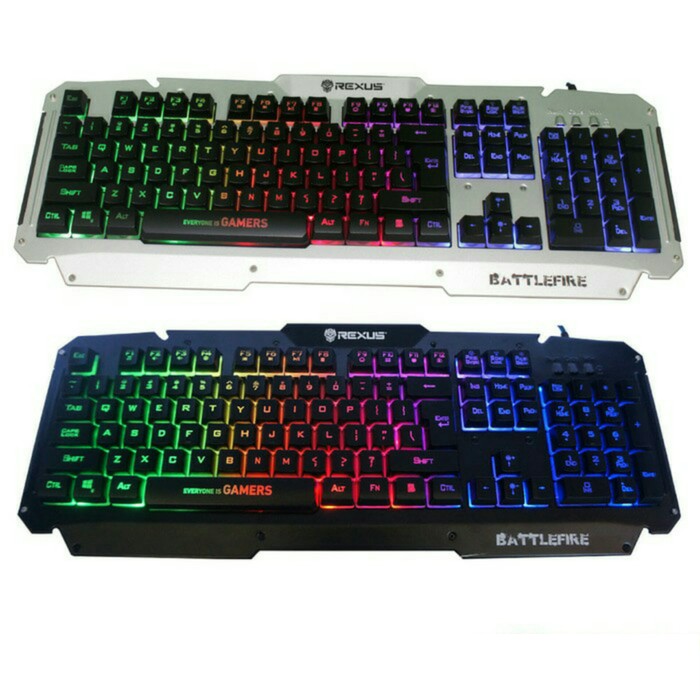 Terlaris Keyboard Gaming Rexus K9D Semi Mechanical 19 Keys Anti Ghost - Hitam