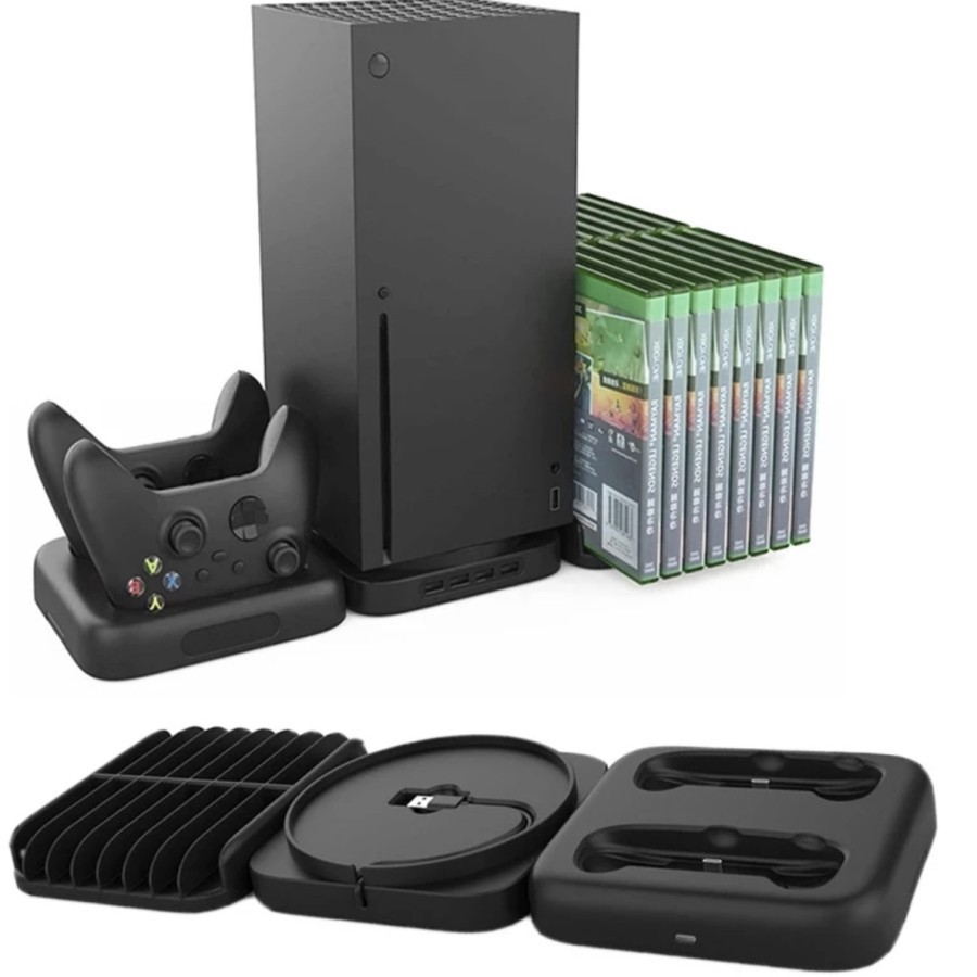 KJH 3 IN 1 MULTIFUNCTION STORAGE STAND FOR XBOX SERIES S/X  KJH-XSX-008