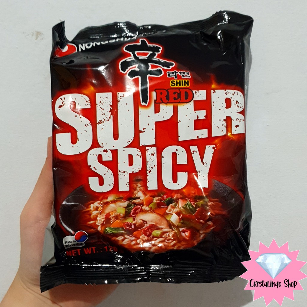 

Nongshim Shin Red Super Spicy/Shin Ramyun Super Spicy 120gr