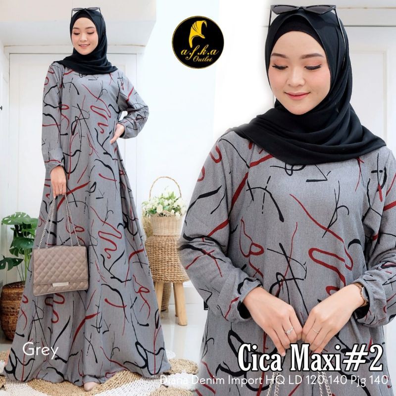 Cica maxy denim diana