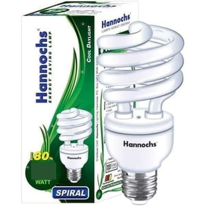 Hannochs Bola Lampu Spiral / Bola Lampu Hemat Energi