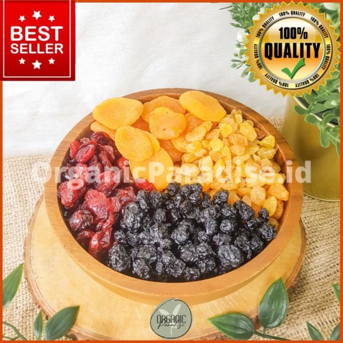 

Mix Dried Fruit 1 Kg Premium Quality Organic Paradise Ready