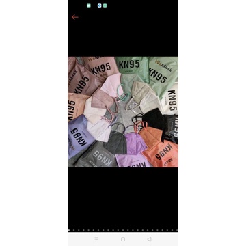 KN95 6PLY 5PLY WEMASK 10 PC - MASKER KN95 WEMASK TALI SENADA FACE MASK