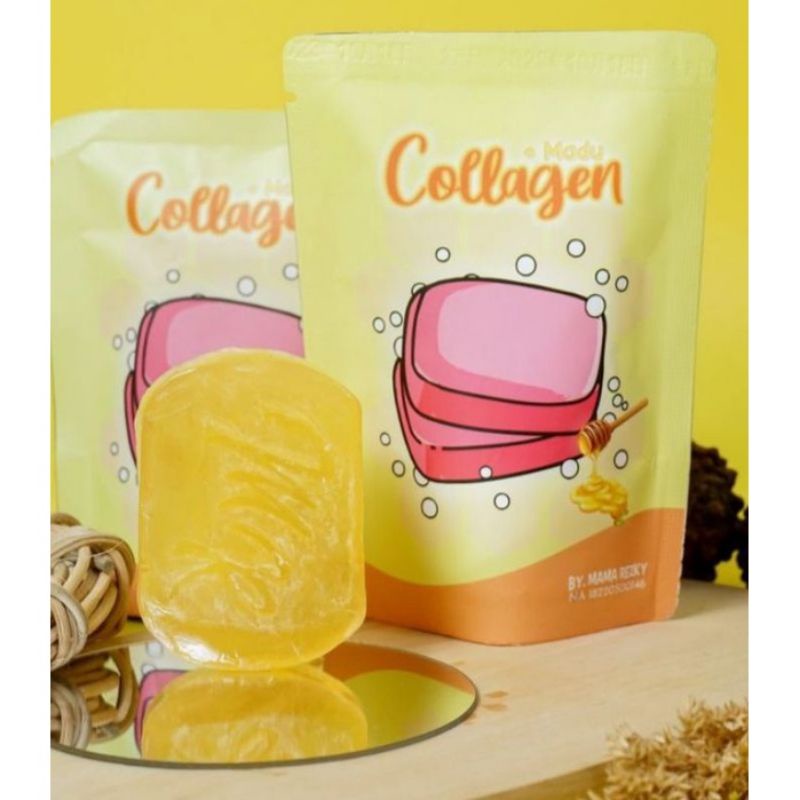 SABUN COLLAGEN MADU 60gram By mama Rezky / Sabun pemutih badan BPOM