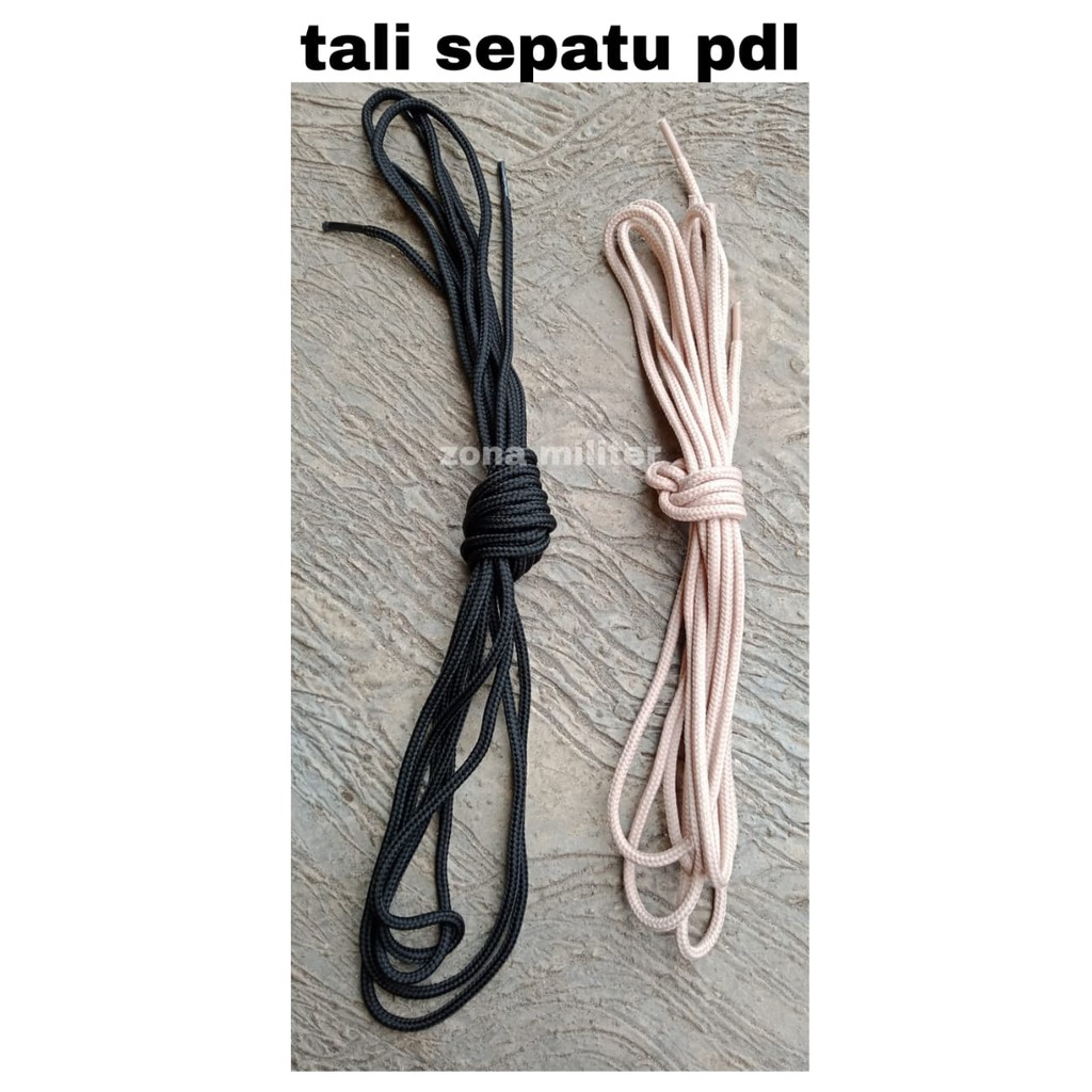 TALI SEPATU PDL HITAM CREAM