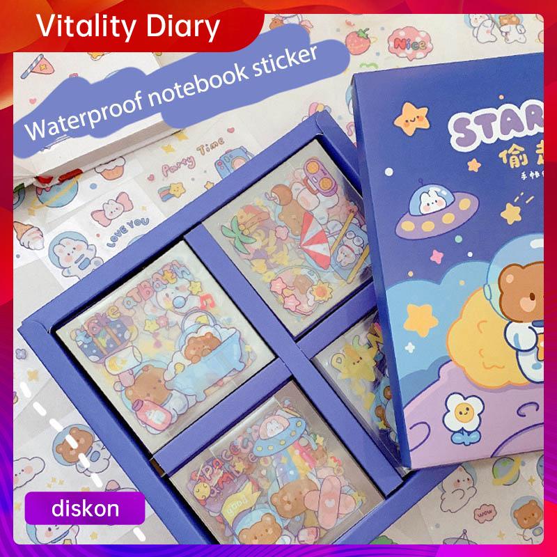 

25/20 PCS Lembar Stiker Motif Kartun Luar Angkasa Anti Air Untuk Dekorasi DIY Stiker lucu/stiker Gambar unik lucu/stiker Karakter kartun imut/stiker tumbler/stiker anti air scrapbook-VIT
