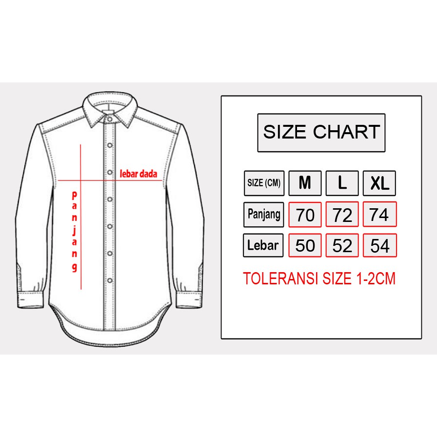 Kemeja Flanel Pria Lengan Panjang Premium Distro