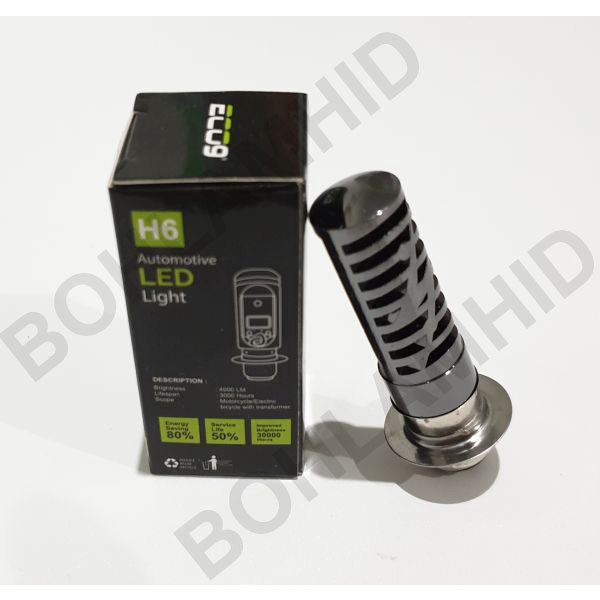 Lampu Motor LED Luminos SPACY FI Bohlam ECO9 H6 M5 T19 Putih