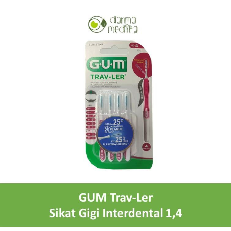 Sikat gigi interdental brush merk GUM bagus murah ortho orthodonti orto ortodonti