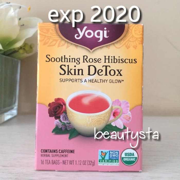 

Yogi Tea Skin DeTox Detoks Tea Teh 16 Tea Bags 32g - tth1933