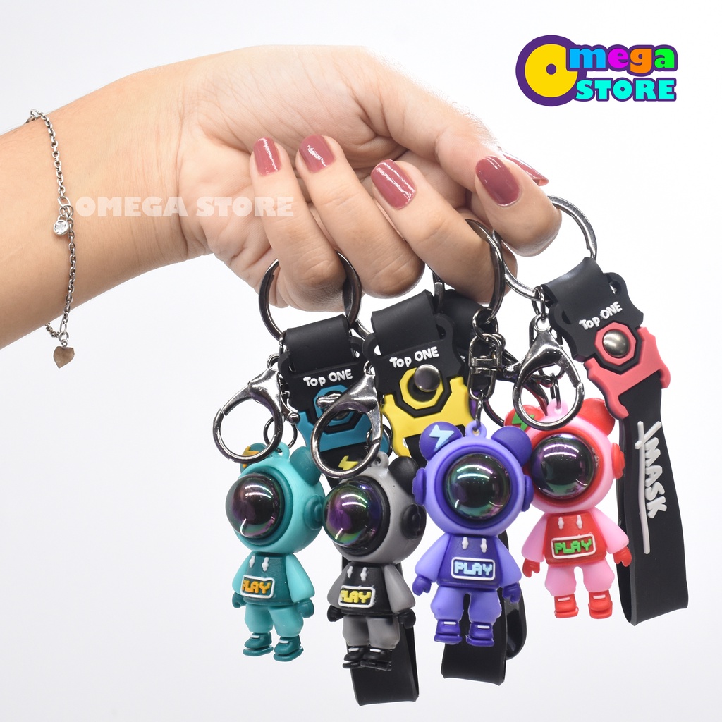 [O&amp;S] Gantungan Kunci Astronot Gantungan Tas Karakter Lucu Import Keychain Kaws-OS258