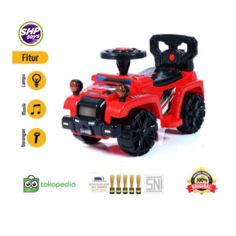 Mobilan Jeep Duduk Anak Mainan Anak Mobilan Dorong JA 653 - SHP Toys