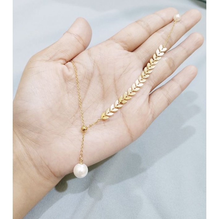KALUNG PADI MUTIARA GOLD TITANIUM