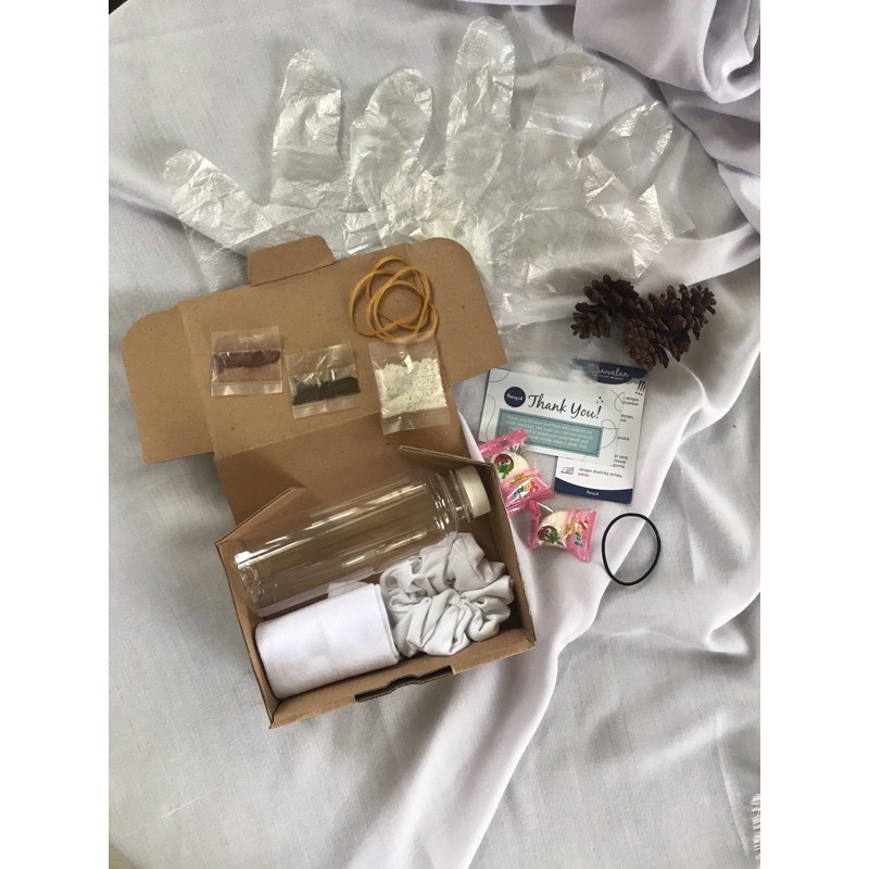 TIE DYE KIT/TIE DYE MURAH/KOAS KAKI TIE DYE/MASKER TIE DYE/ SCRUNCHIE TIE DYE