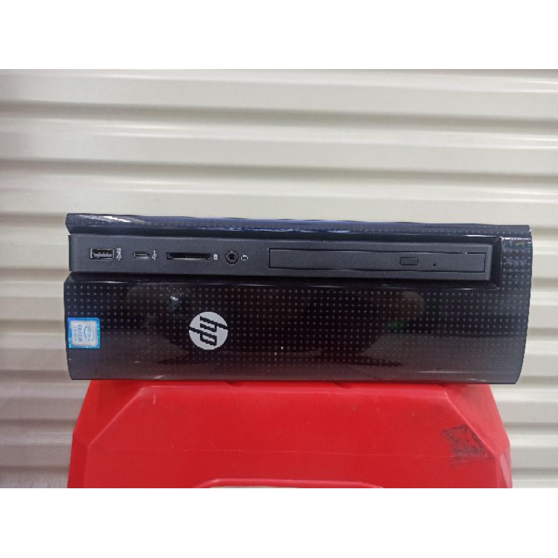 Pc desktop minislim hp 270-P026d proce core i5 7400T 7Th ram 8gb DDR4 hdd 1Tb DVD berkualitas