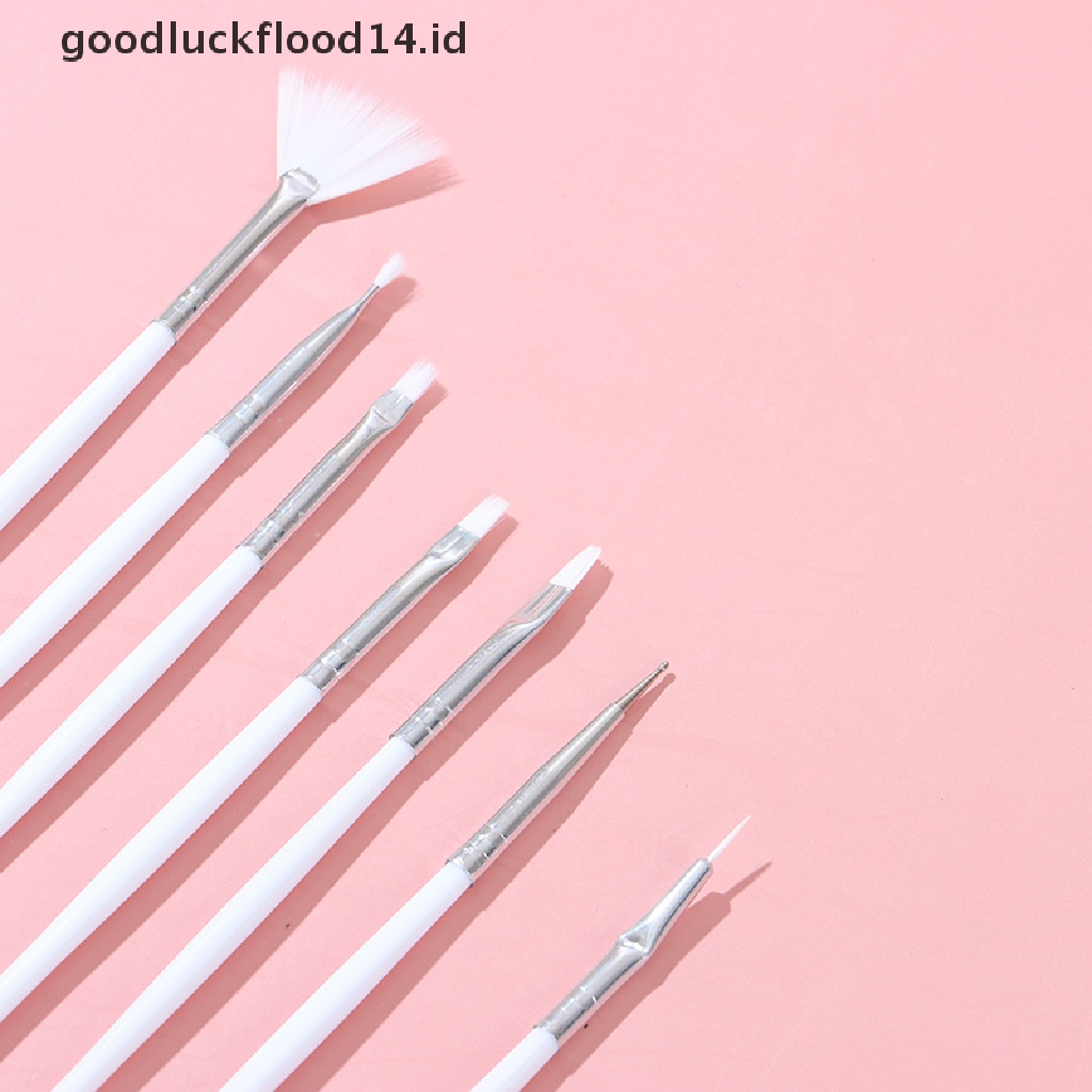 [OOID] 15Pcs Nail Pens UV Gel Design Painting Art Brush Set for Salon Manicure DIY Tool   ID