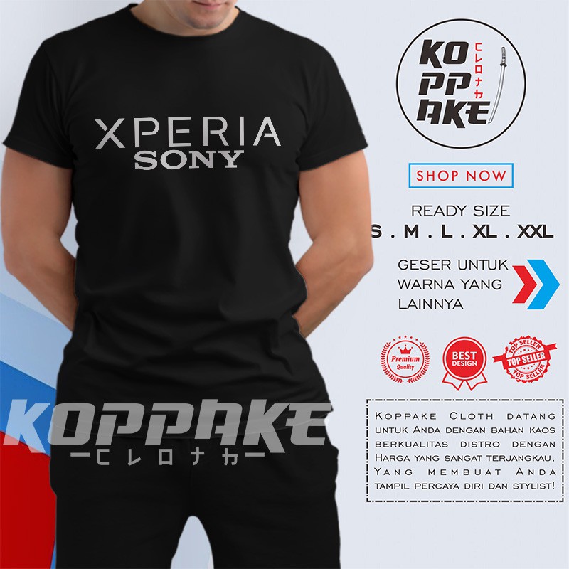 Kaos Xperia Sony Baju Distro