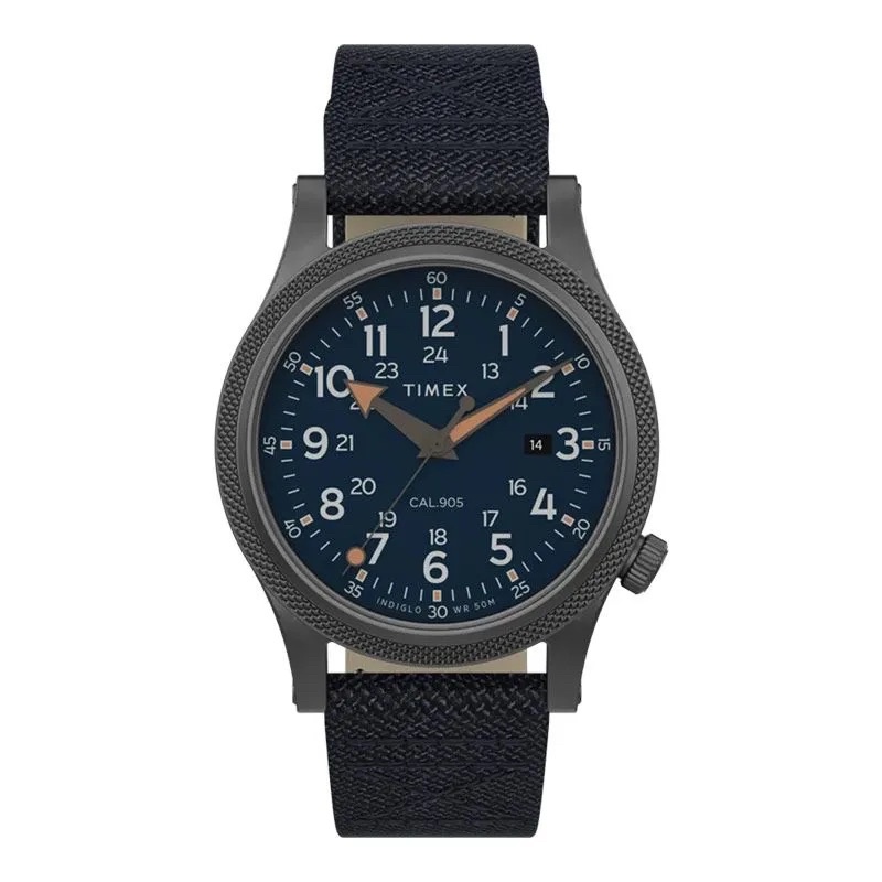 Timex Allied Men Blue Dial Blue Fabric Strap - TW2T76100