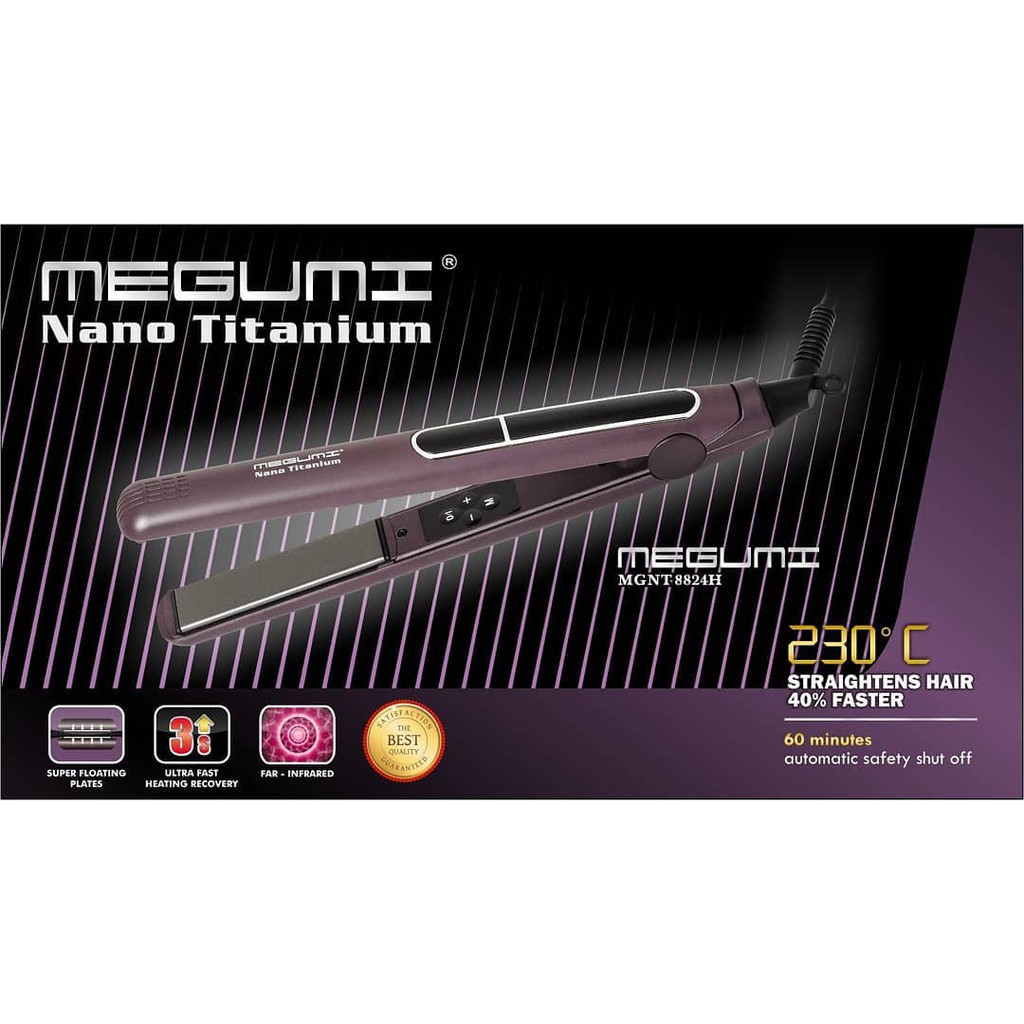 Megumi Nano Titanium MGNT8824H Catok Rambut