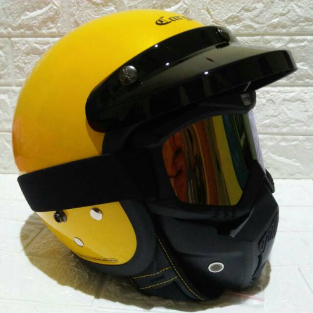HELM CARGLOSS + GOOGLE MASKER