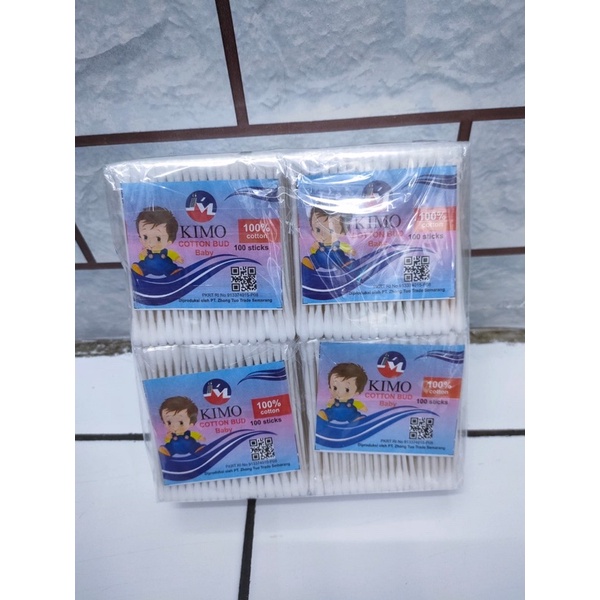 korek kuping isi 100pcs KIMO dewasa / korek kuping Kimo baby / cotton buds