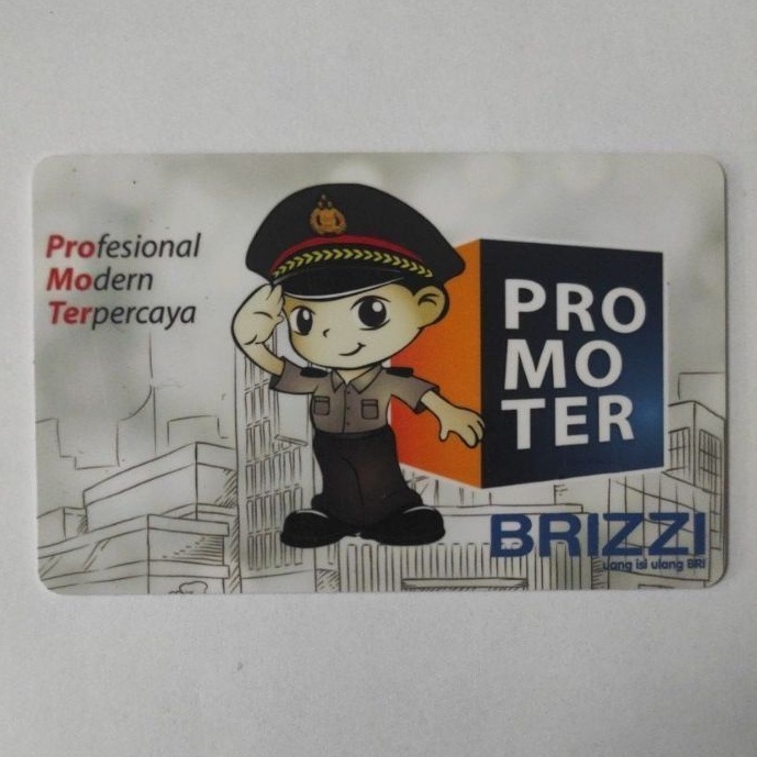 BRIZZI BRI edisi PROMOTER ORI /Like eMoney eTOLL Tapcash or Flazz