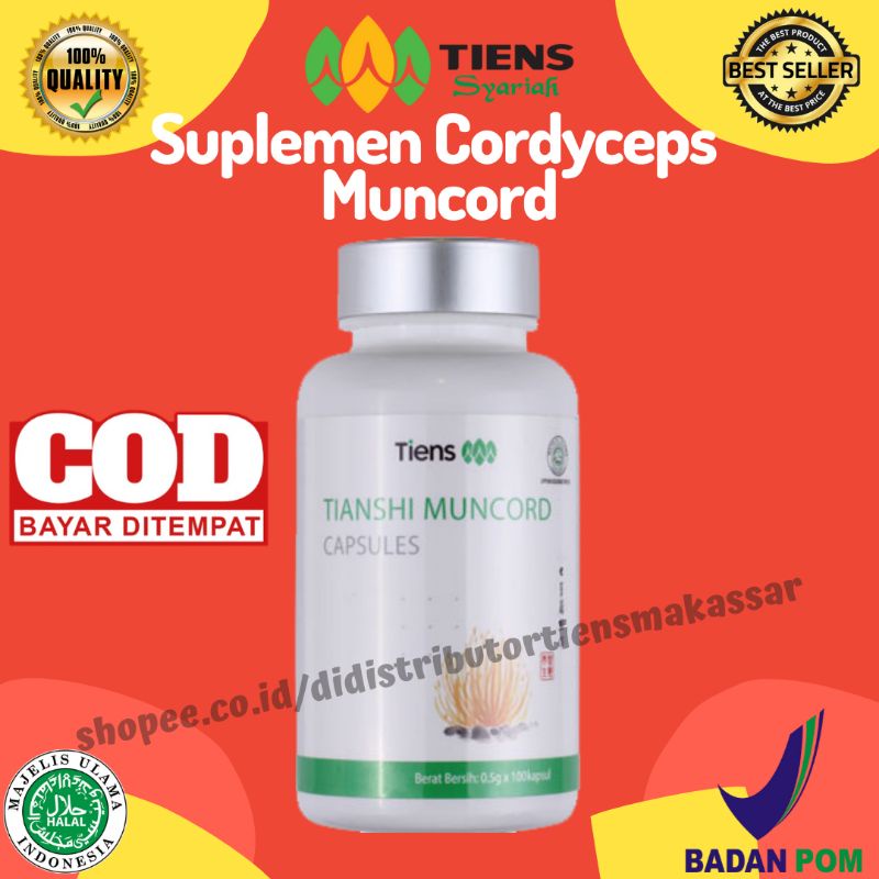 MUNCORD CORDYCEPS TIENS - SUPLEMEN CORDYSEPS KEKEBALAN TUBUH - PRODUK TIENS DI KOTA MAKASSAR