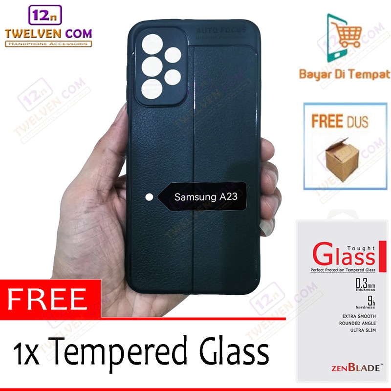 [FLASH SALE] Case Auto Focus Softcase Samsung A23 - Free Tempered Glass