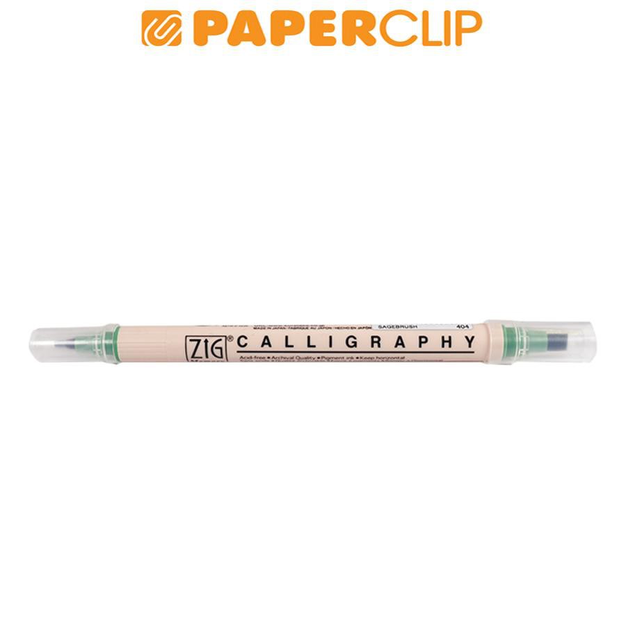 

PEN BRUSH ZIG KURETAKE MS-3400 CALLIGRAPHY 404 SAGE BRUSH