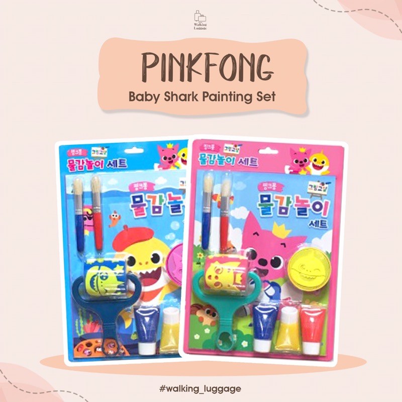 

Pinkfong/Alat Lukis/Kuas/Painting Set/PINKFONG Baby Shark Painting Set