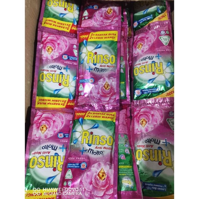 Rinso cair sachet Rose Fresh 38 ml