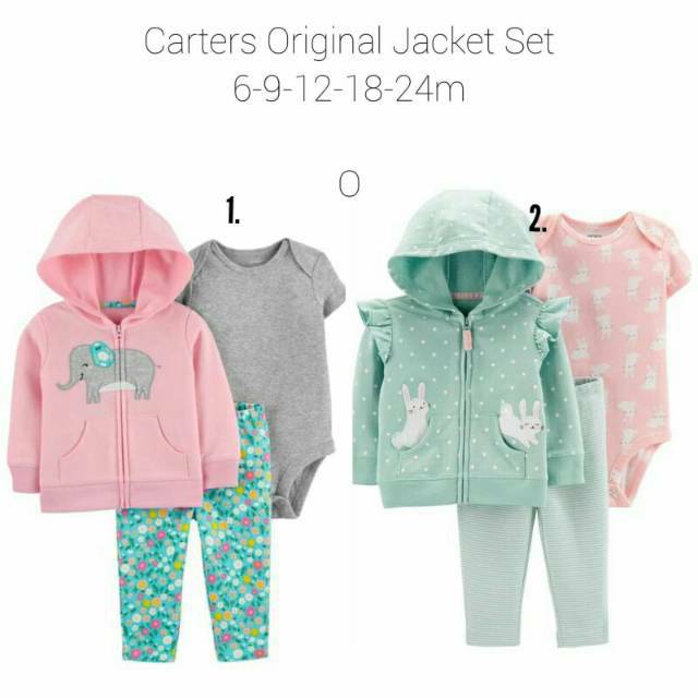 Set jaket bayi/ baju bayi import/ jumper jaket bayi