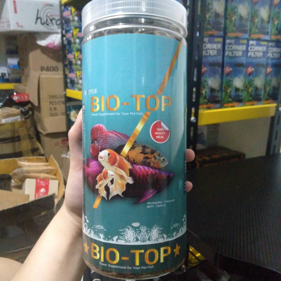 BIOTOP MAGGOT PREMIUM MAKANAN IKAN BOTOL 150GR