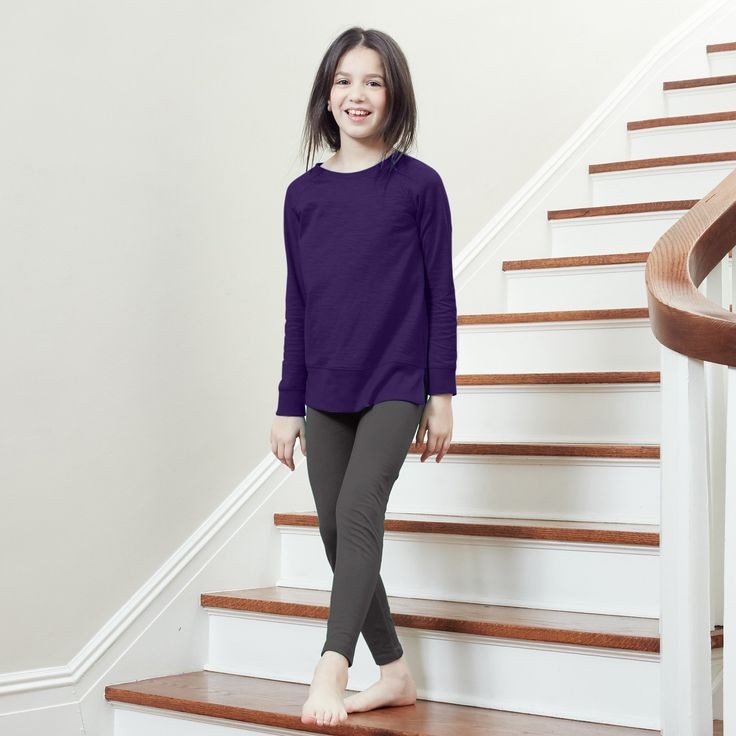 Legging Anak Perempuan 8 - 11 tahun Celana Panjang 75 CM Anak Leging Celana Anak Bahan Jersey Licin