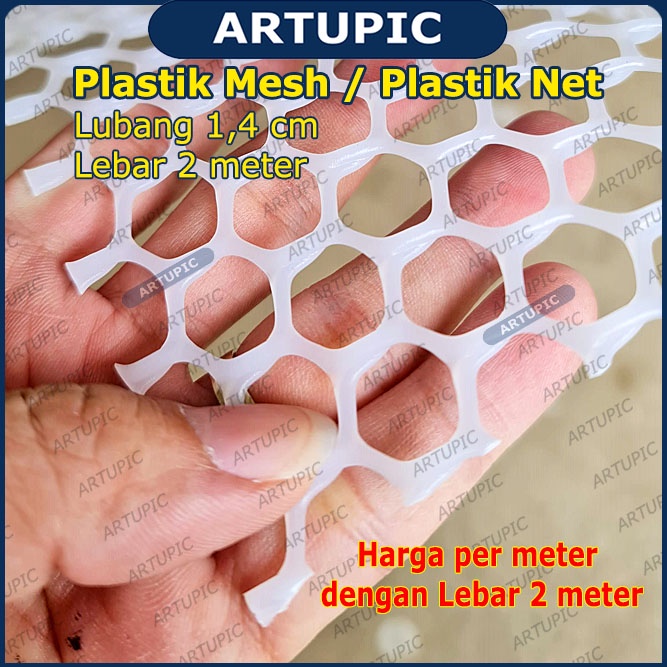 Plastik MESH METERAN Plastic Net Alas Lantai Kandang Ayam DOC Broiler Pedaging Puyuh DOQ Kawat MESH