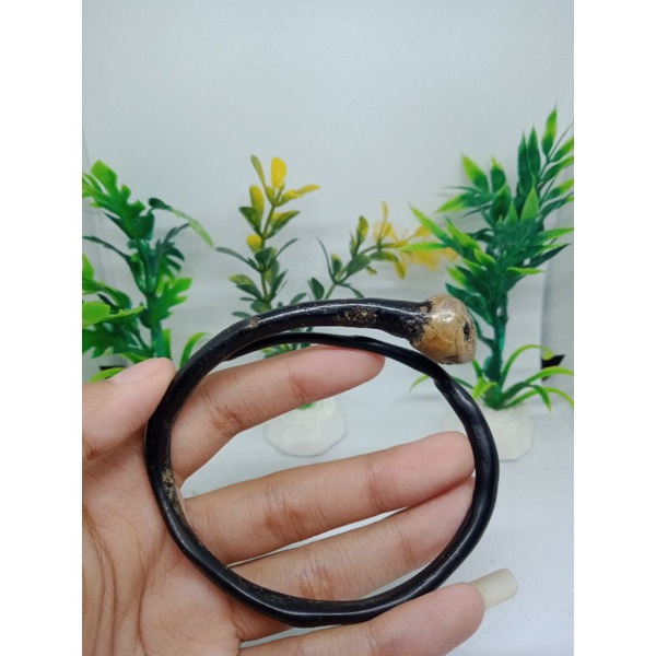 GELANG AKAR BAHAR hitam/GELANG AKAR BAHAR bonggol/ GELANG AKAR BAHAR aksesoris fashion pria/GELANG AKAR BAHAR HITAM harga murah