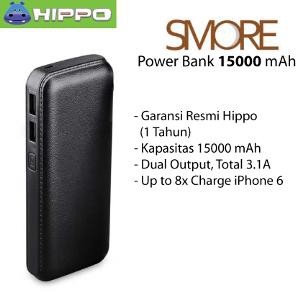 jual Hippo Powerbank Smore 15000mah   Original Power Bank 15000 mah terlaris