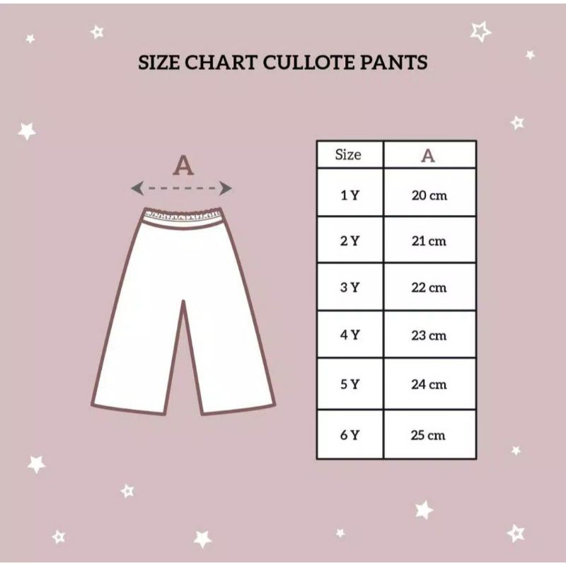 Cullote Pants Lounge pants little palmerhaus/ celana panjang anak little palmerhaus