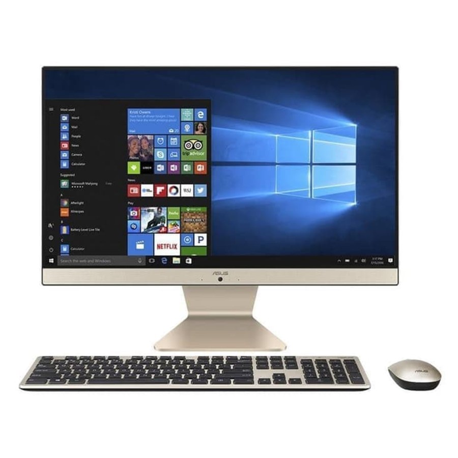 ASUS AIO M241DAT-BA5411T RYZEN 5 4GB 1TB+128SSD TOUCHSCREEN BLACK