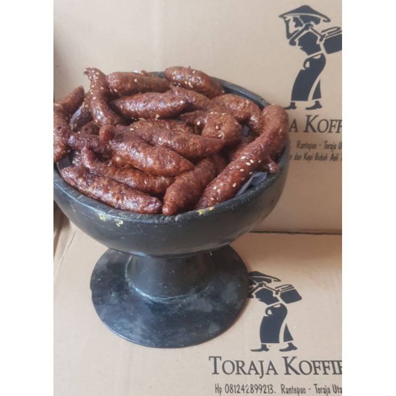 

kue Khas Toraja Deppa TORI GULA AREN Beras Ketan 250 gr