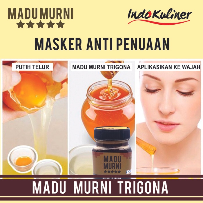 Madu Murni Trigona 275gr Extra Propolis Bee Polen By Indokuliner