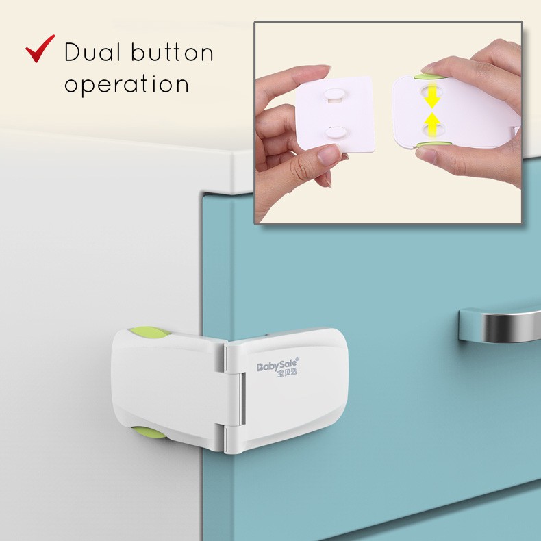 SKIDA Baby Safe XY032 Drawer Lock - Pengaman Pengunci Lemari Laci Anak Kuat 3M