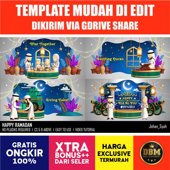 Happy Ramadan After Effect Project Files